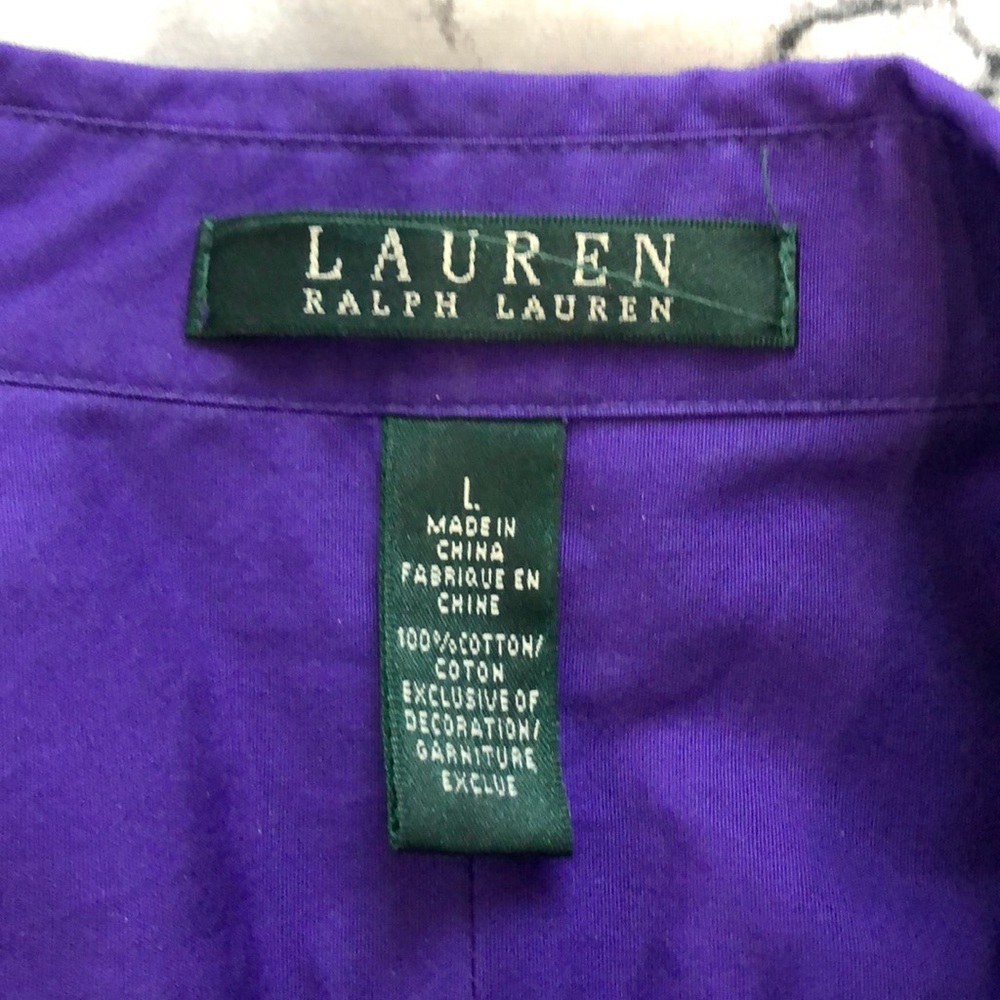 Purple Ralph Lauren button up - Picture 4 of 4
